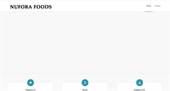 Desktop Screenshot of nuforafoods.com
